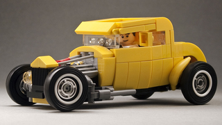 I am bananas about this Lego deuce coupe